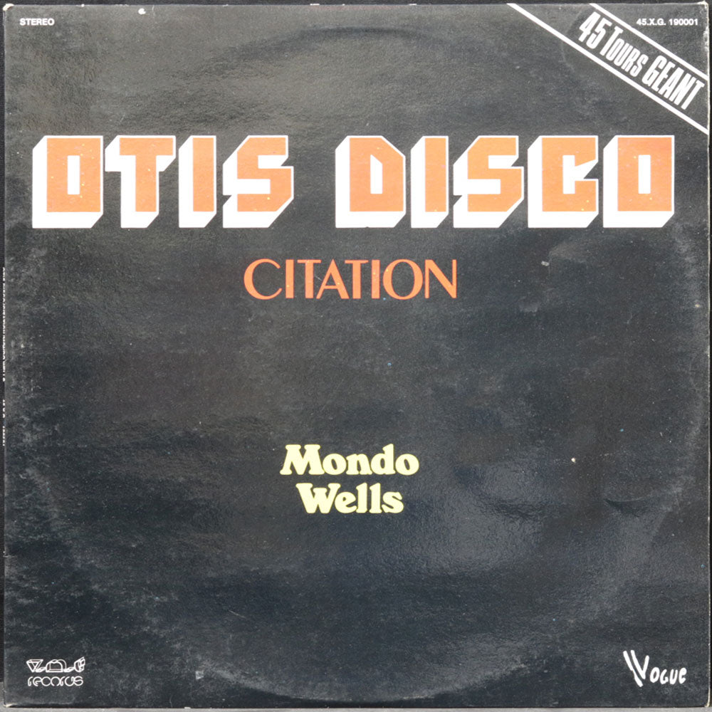 EBOND Mondo Wells - Otis Disco Citation (Medley) Vinile V012123