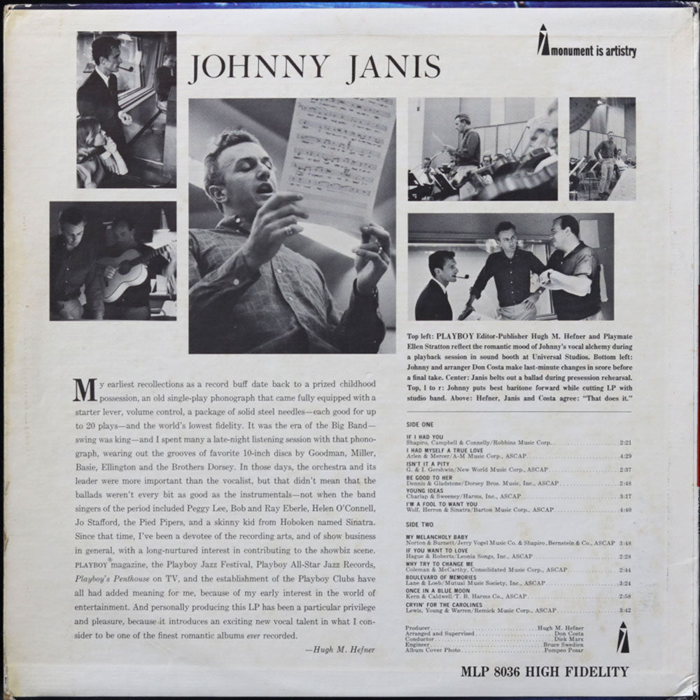 EBOND Johnny Janis - Playboy Presents... Once In A Blue Moon Vinile V014125