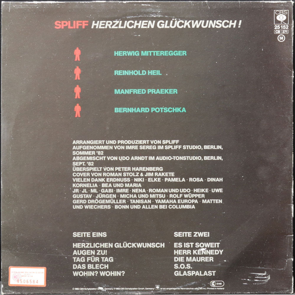 EBOND Spliff - Herzlichen Gluckwunsch! Vinile V014126