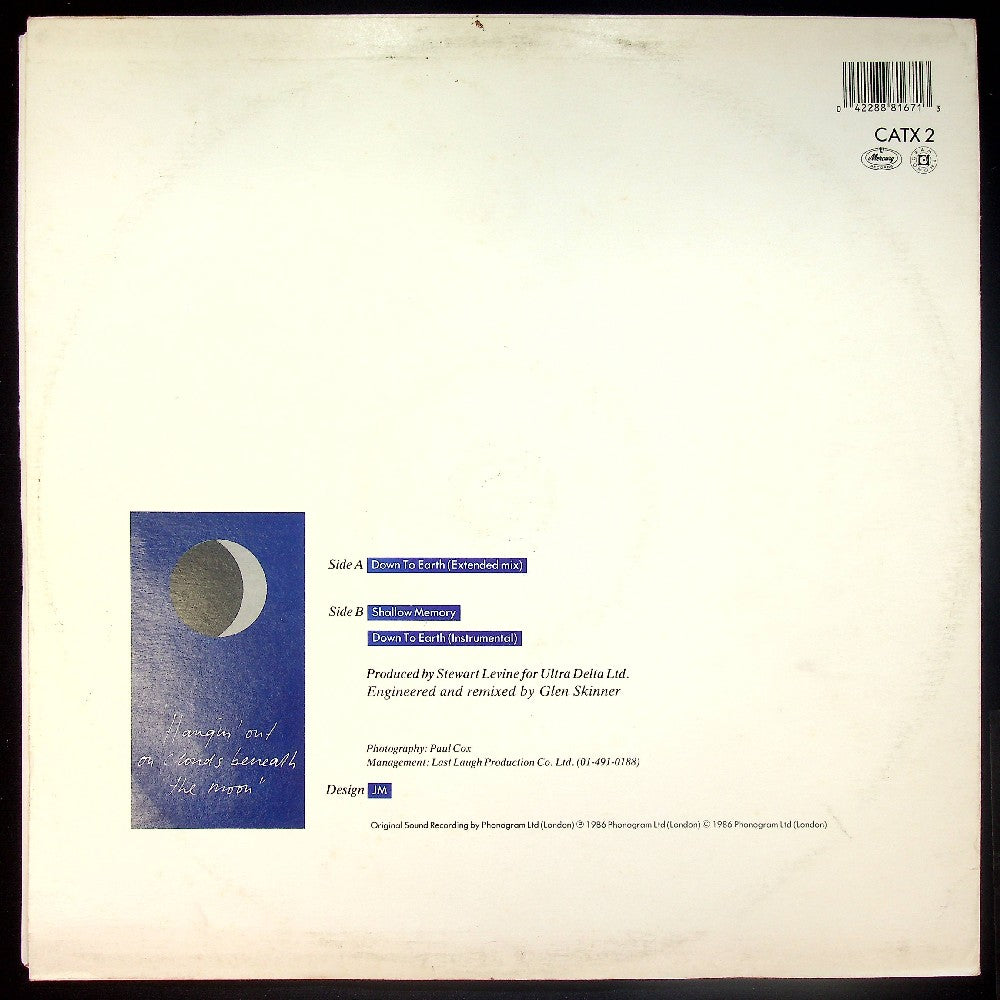 EBOND Curiosity Killed The Cat - Down To Earth (Extended Mix) Vinile V015009