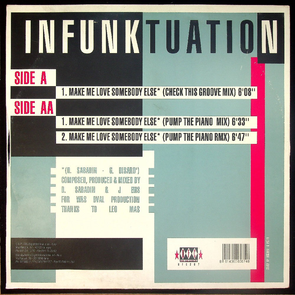 EBOND Infunktuation - Make Me Love Somebody Else (PROMO) Vinile V015033