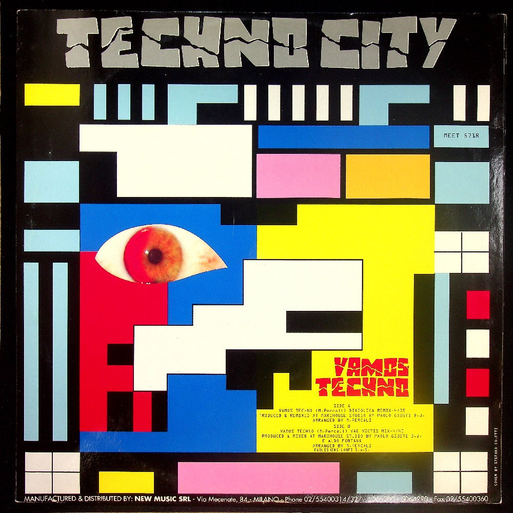 EBOND Techno City - Vamos Techno (Remix) Vinile V015056