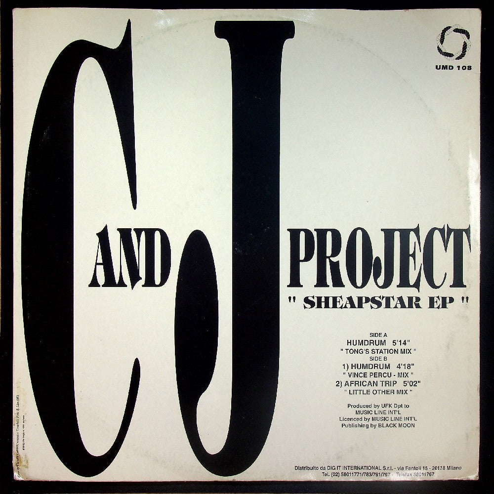 EBOND C & J Project - Sheapstar EP Vinile V015085