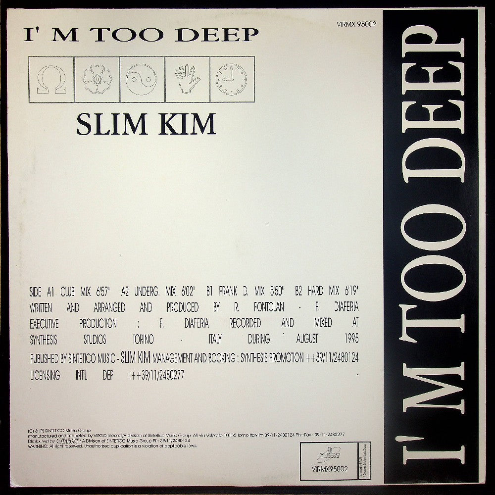 EBOND Slim Kim - I'm Too Deep Vinile V015095