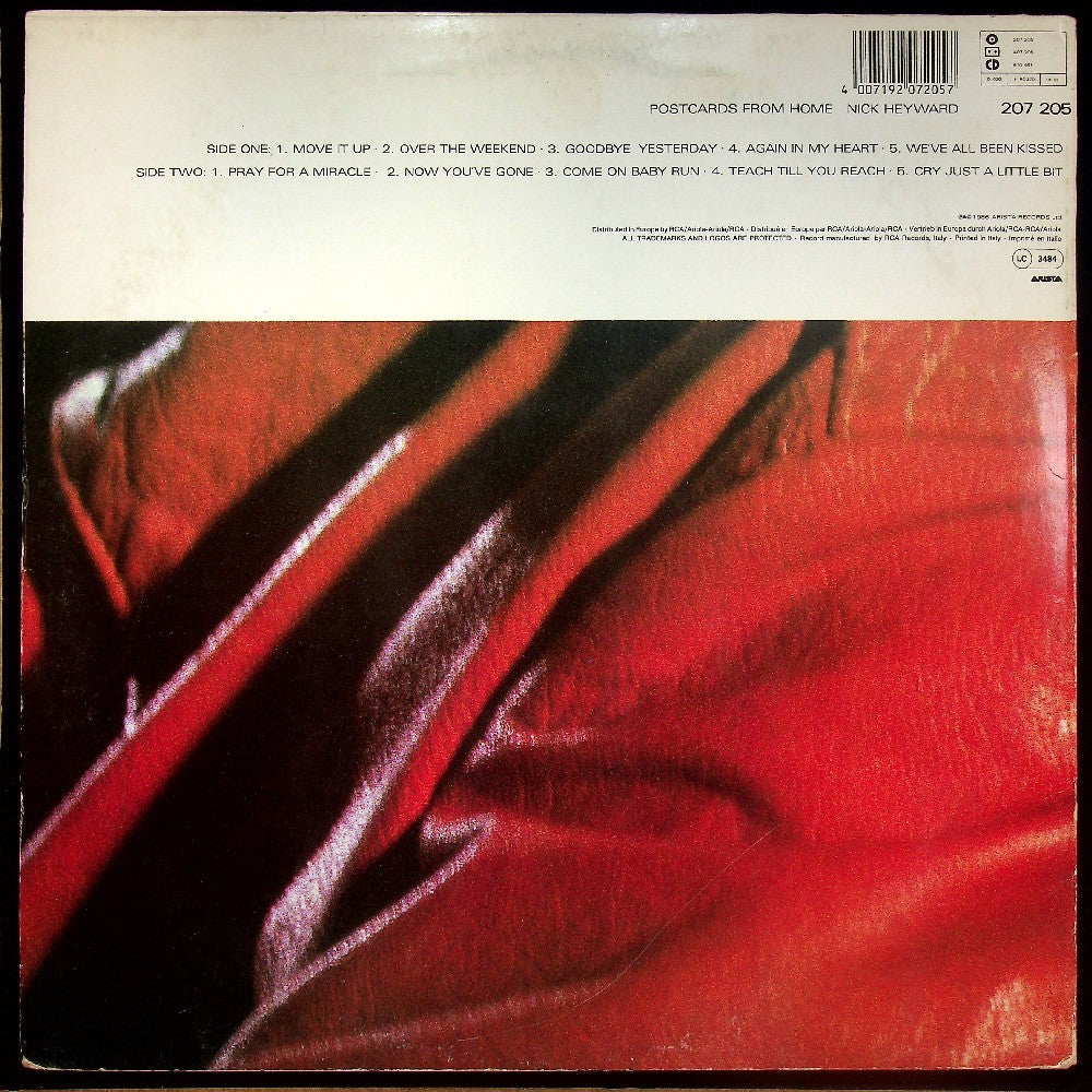 EBOND Nick Heyward - Postcards From Home Vinile V015103
