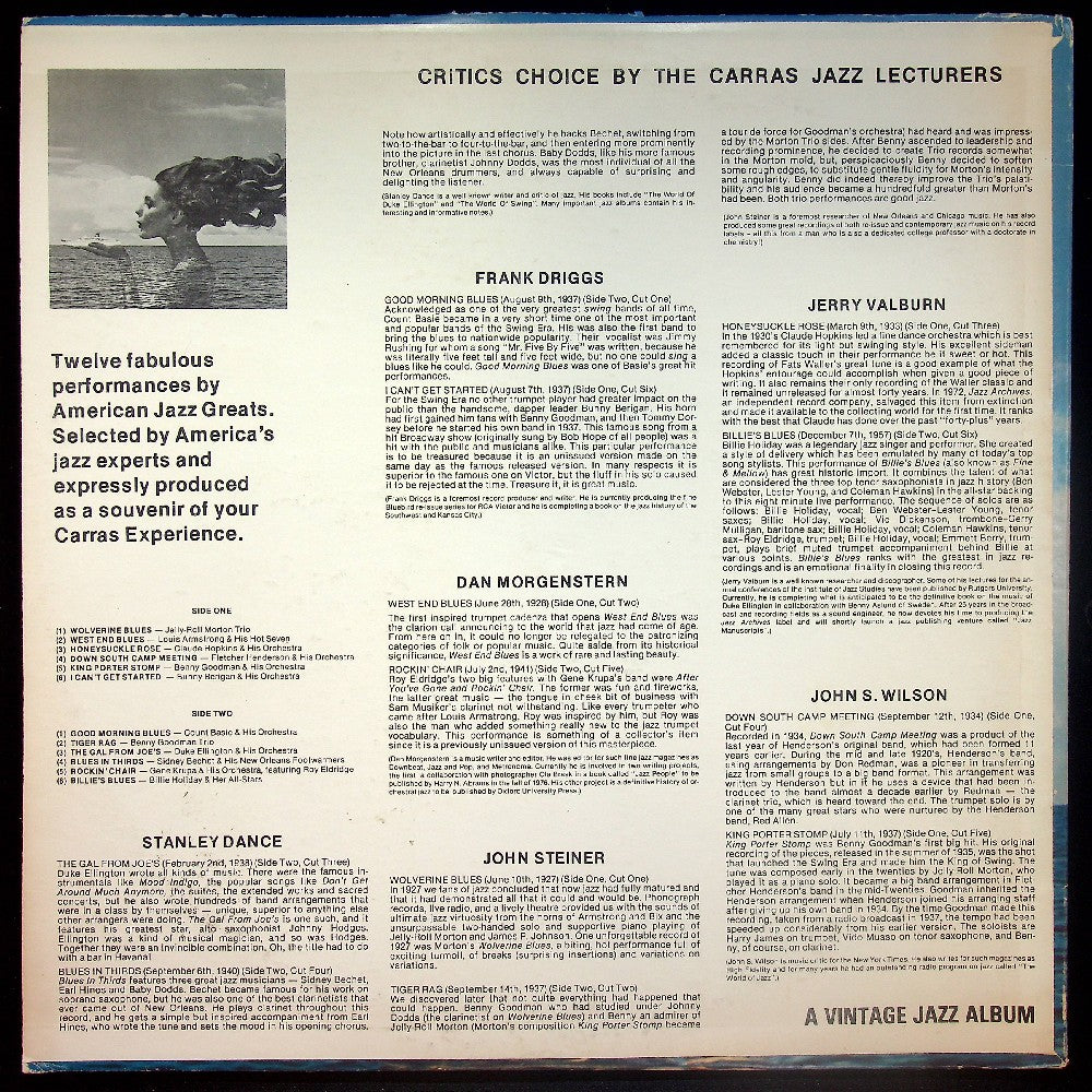 EBOND Various - Critics Choice By The Carras Jaz Lecturers Vinile V015114