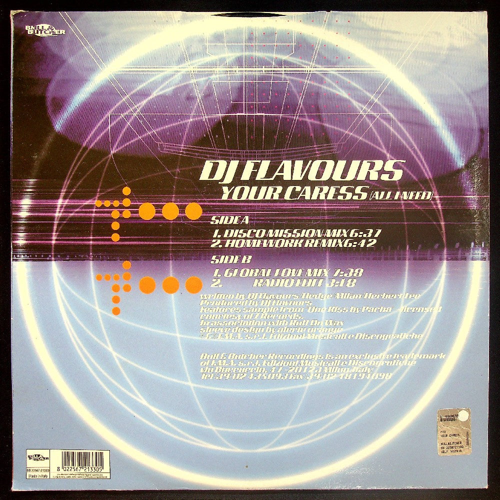 EBOND DJ Flavours - Your Caress (All I Need) Vinile V015133