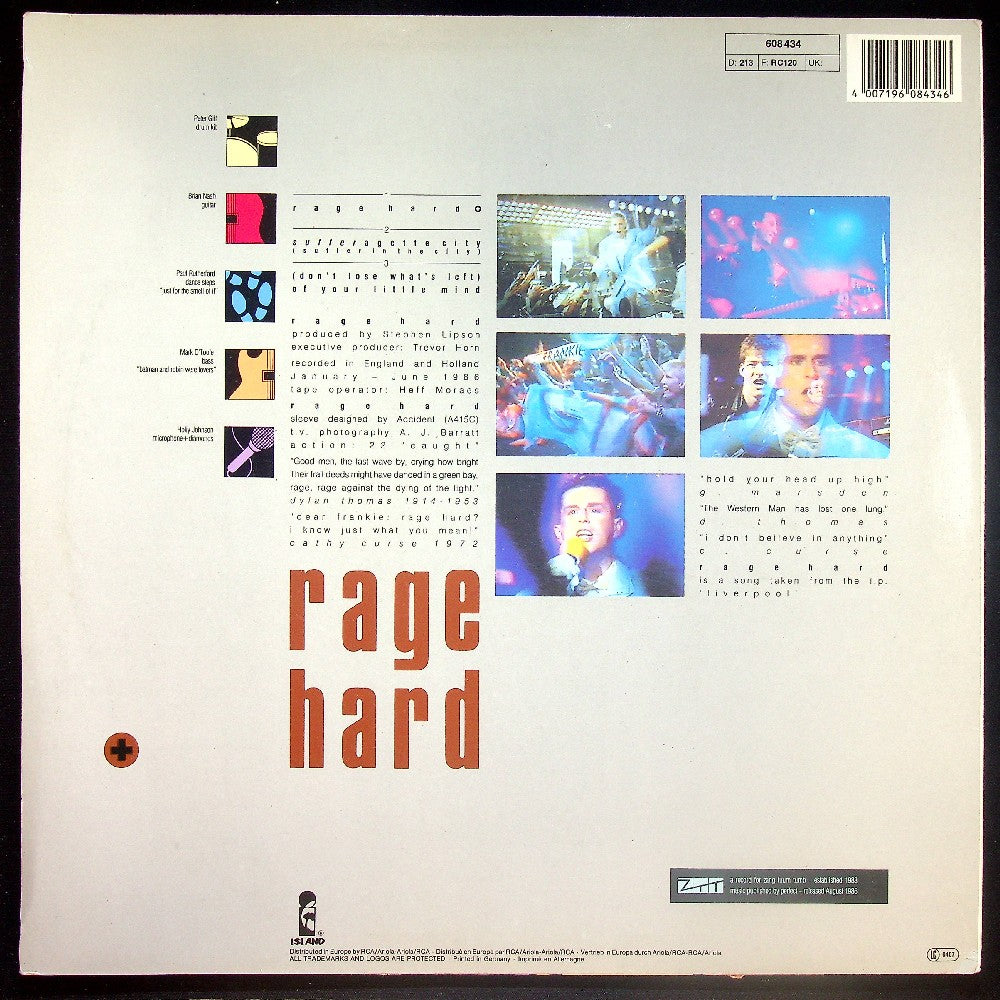 EBOND Frankie Goes To Hollywood - Rage Hard (+) Vinile V016125