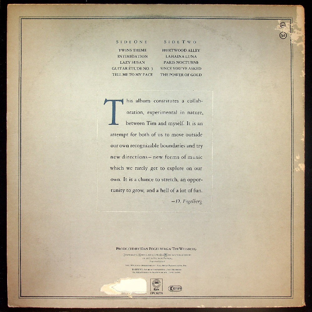 EBOND Dan Fogelberg - Twin Sons Of Different Mothers Vinile V016141