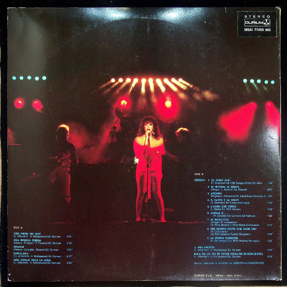 EBOND Fiordaliso - Dal Vivo Per Il Mondo Vinile V017061