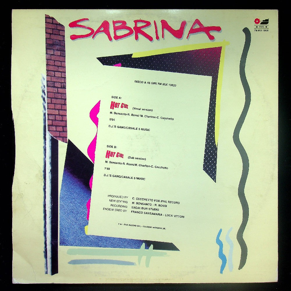 EBOND Sabrina - Hot Girl Vinile V017116