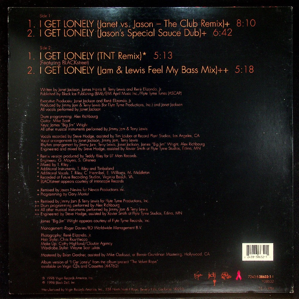 EBOND Janet Jackson - I Get Lonely Vinile V018032