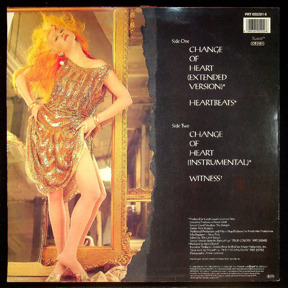 EBOND Cyndi Lauper - Change Of Heart Vinile V018081