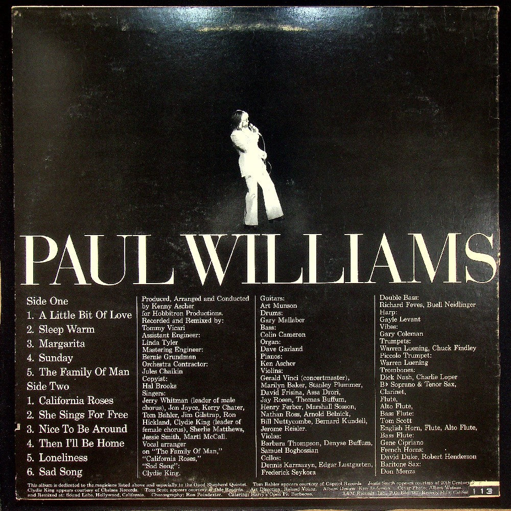 EBOND Paul Williams - A Little Bit Of Love Vinile V018149