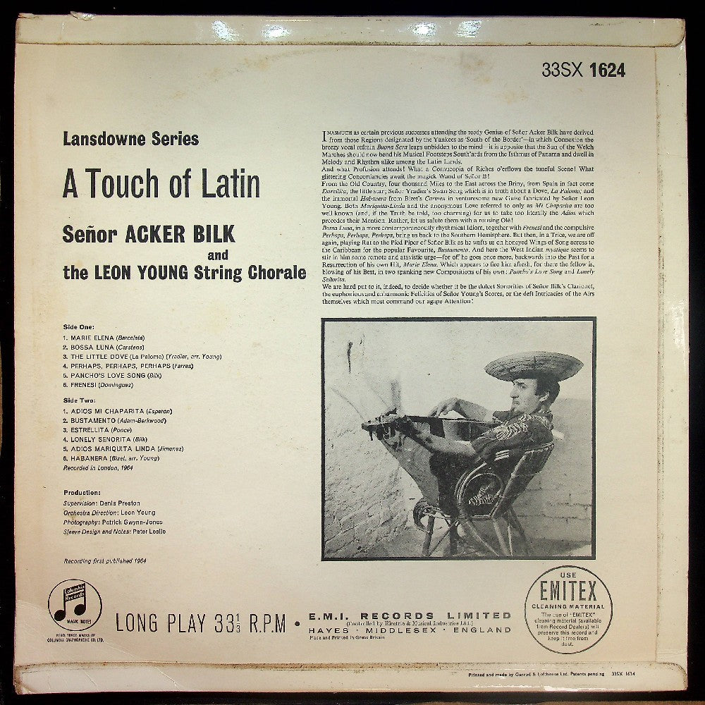 EBOND Senor Acker Bilk - A Touch Of Latin Vinile V019007