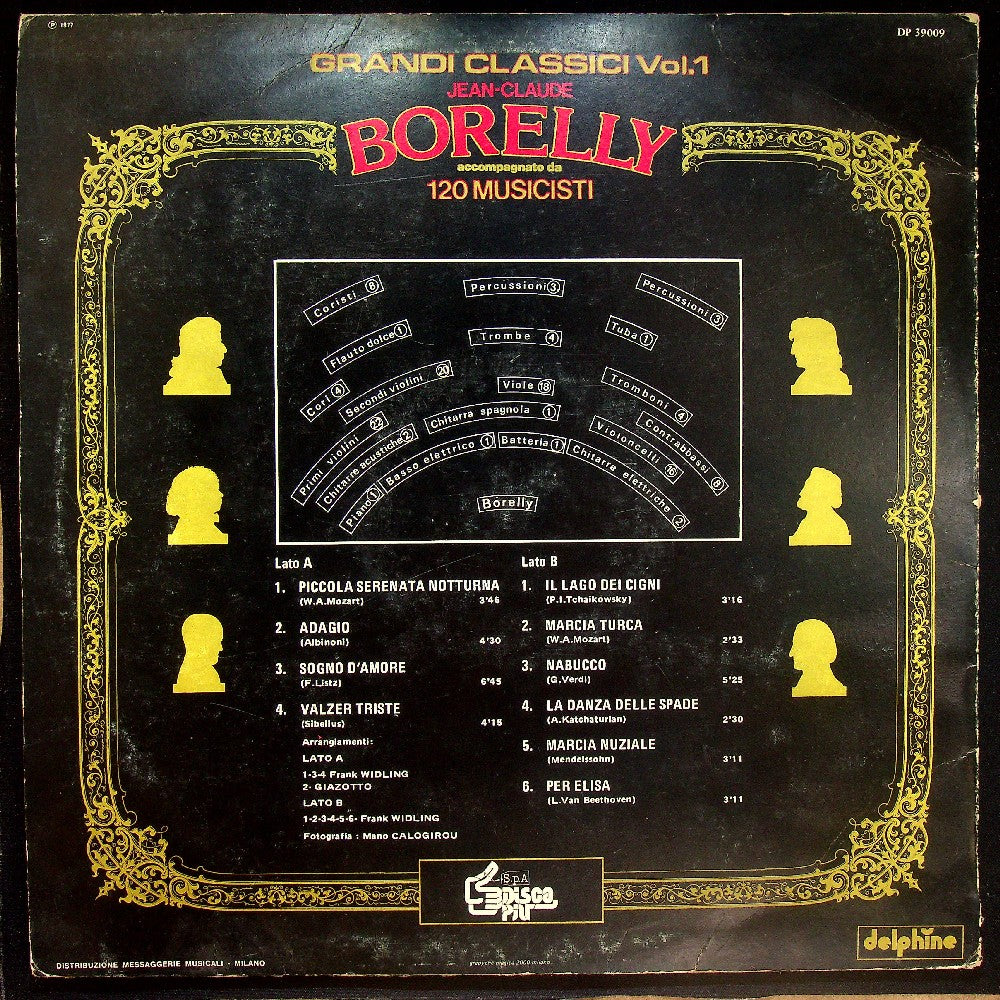 EBOND Jean-Claude Borelly - Grandi Classici Vol.1 Vinile V019011