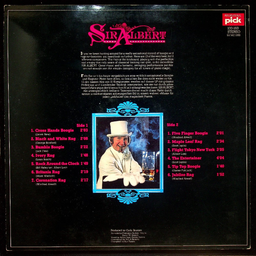 EBOND Sir Albert - The Most Fantastic Boogies And Rags Vinile V019021