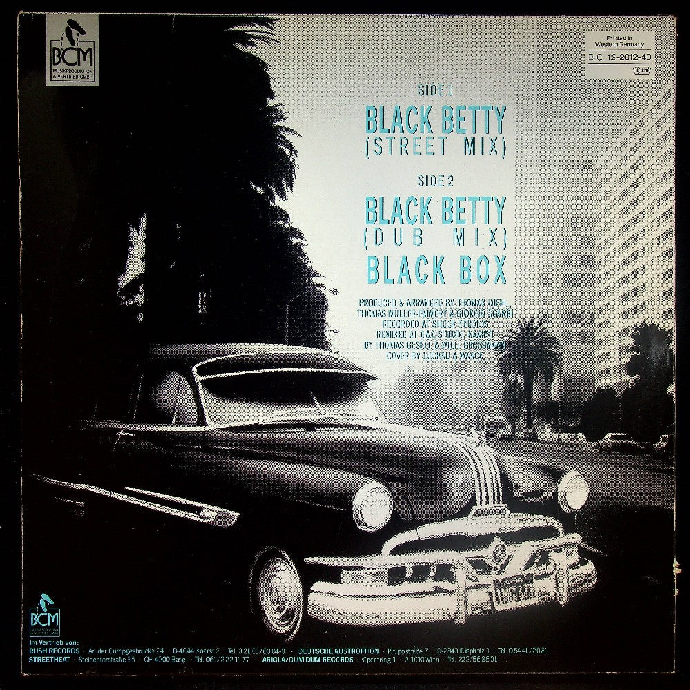 EBOND Shock Bros. - Black Betty Vinile V019126