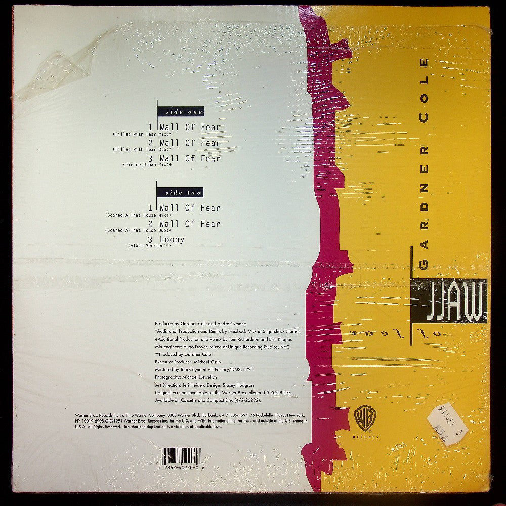 EBOND Gardner Cole - Wall Of Fear Vinile V020024