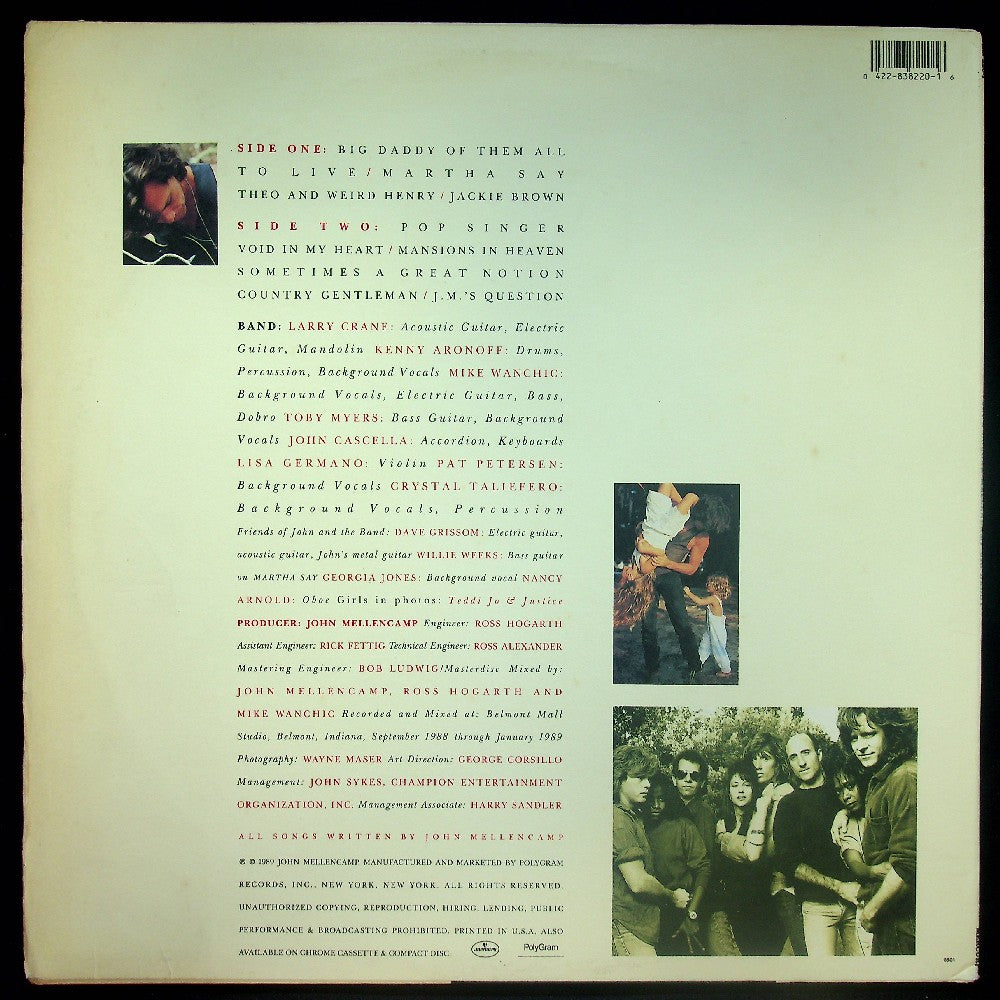 EBOND John Cougar Mellencamp - Big Daddy Vinile V020025