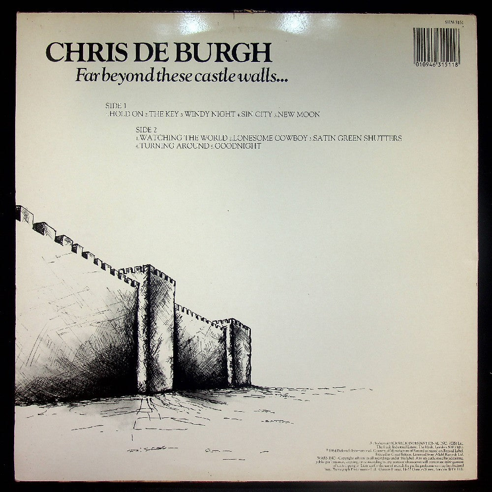 EBOND Chris de Burgh - Far Beyond These Castle Walls Vinile V020048
