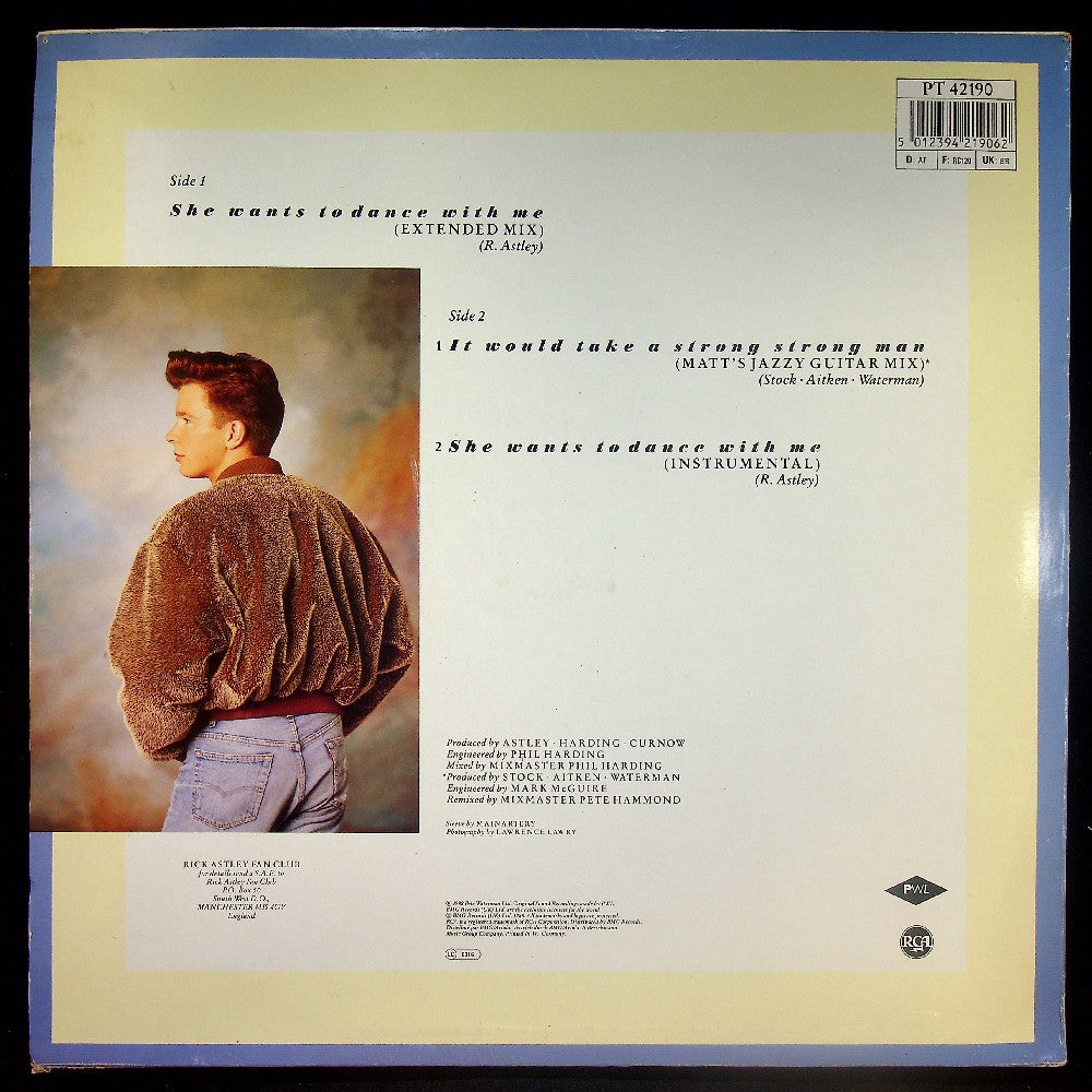 EBOND Rick Astley - She Wants To Dance With Me Vinile V020049
