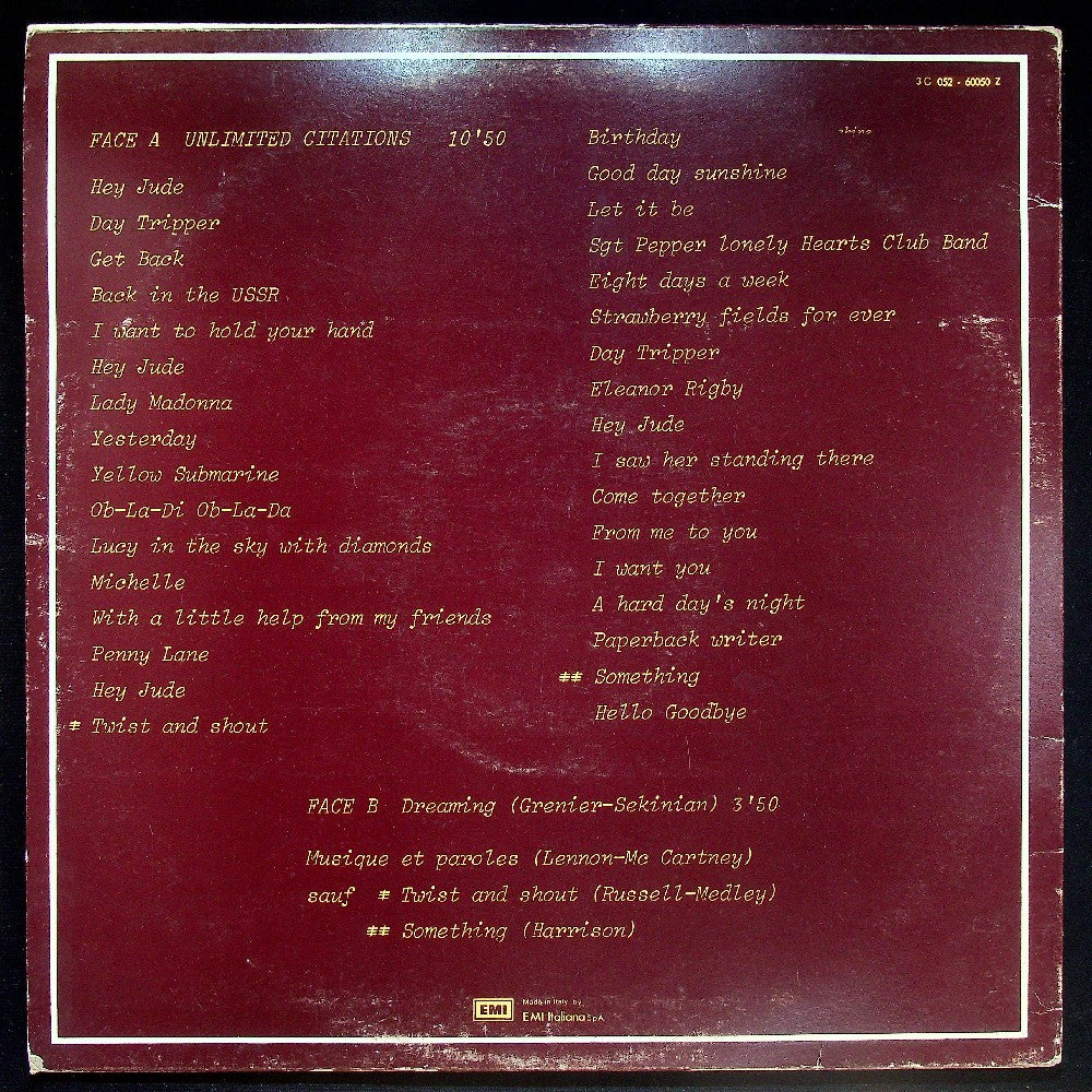 EBOND Cafe Creme - Unlimited Citations Vinile V020052