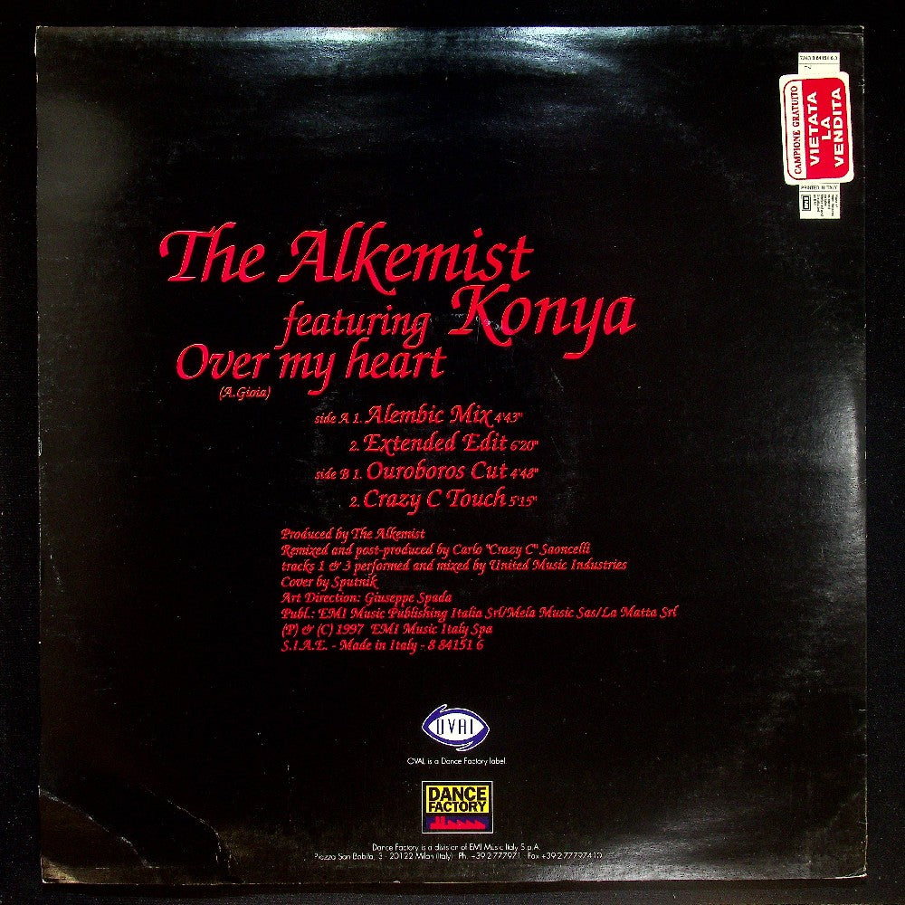 EBOND The Alkemist - Over My Heart Vinile V020075