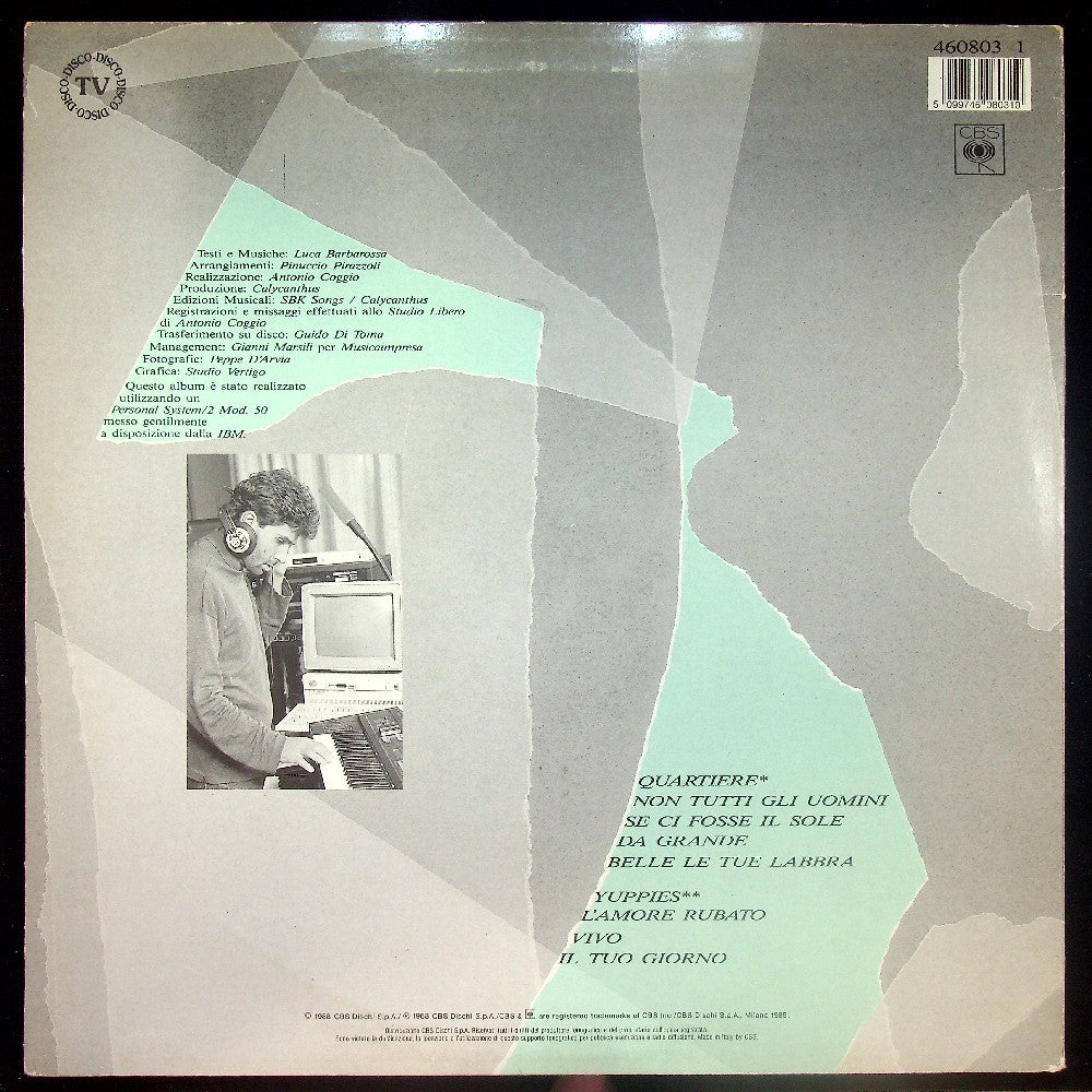EBOND Luca Barbarossa - Non Tutti Gli Uomini Vinile V021033