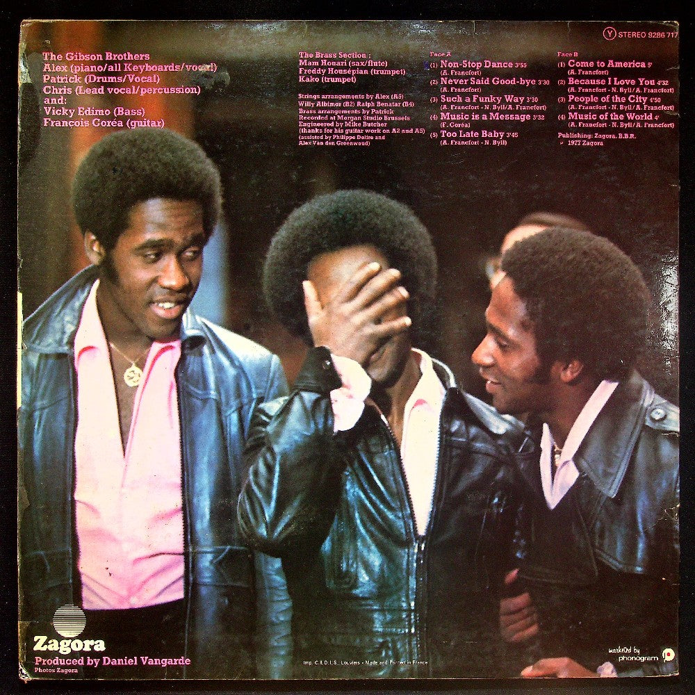 EBOND Gibson Brothers - Non-Stop Dance / Come To America Vinile V021069