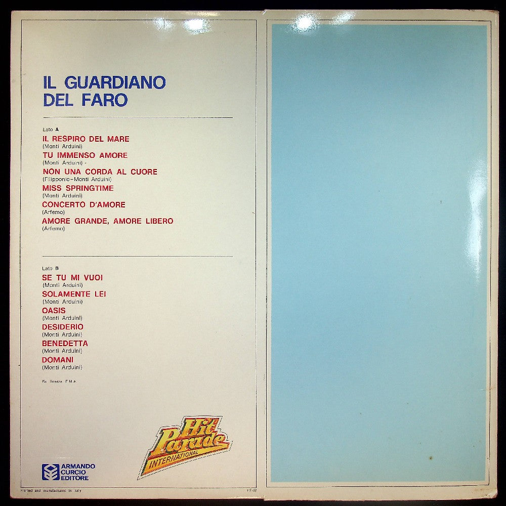 EBOND Il Guardiano Del Faro - Il Guardiano Del Faro Vinile V021118