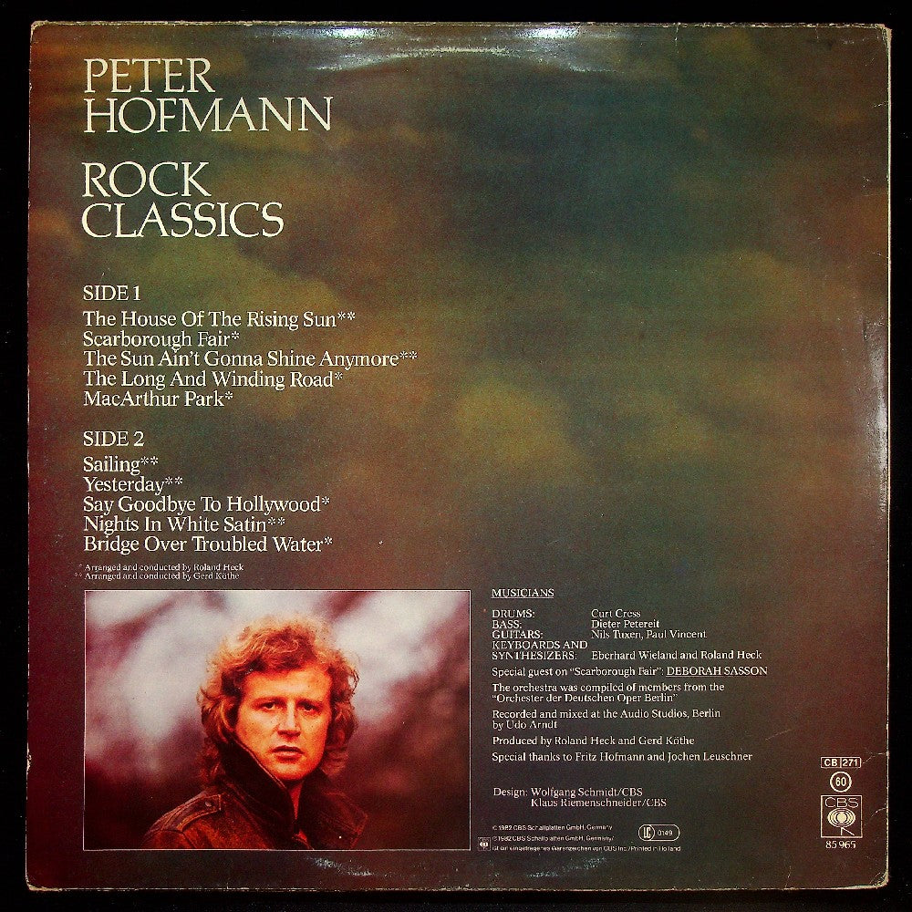 EBOND Peter Hofmann - Rock Classics Vinile V022060