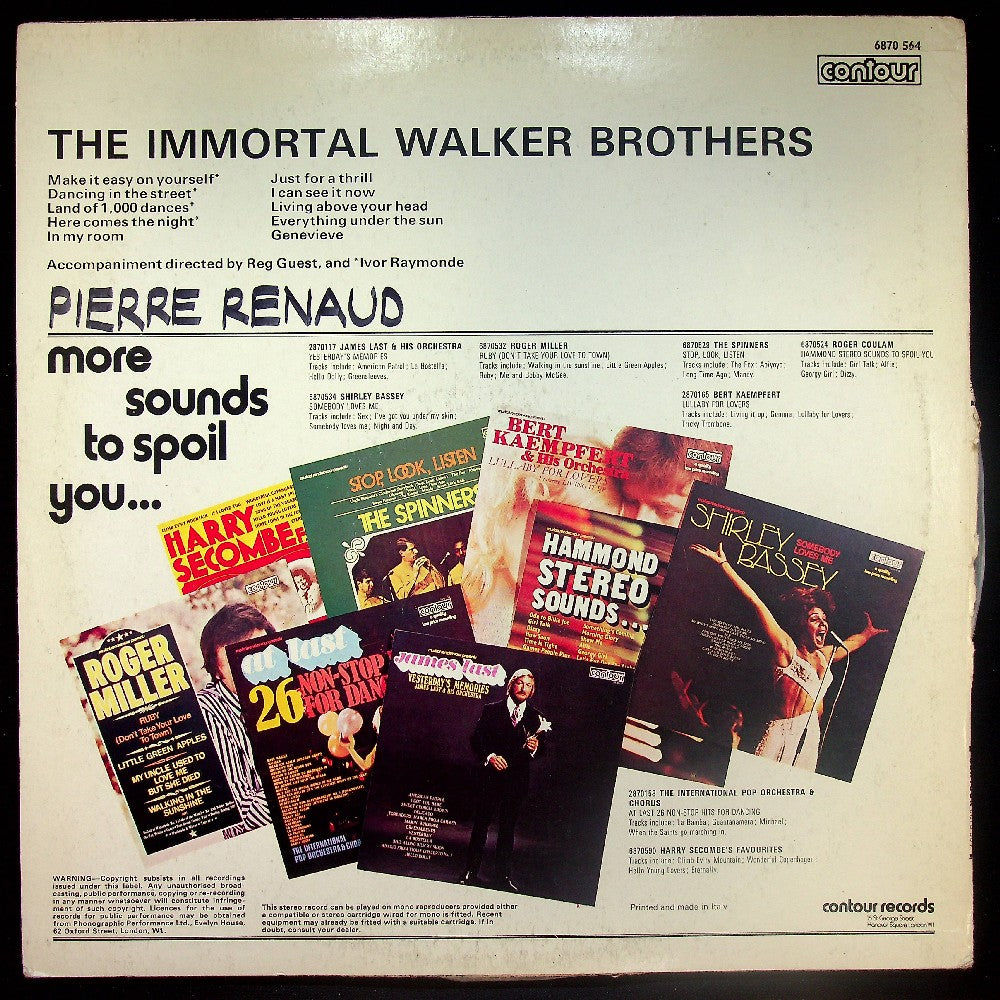 EBOND The Walker Brothers - The Immortal Walker Brothers Vinile V022067