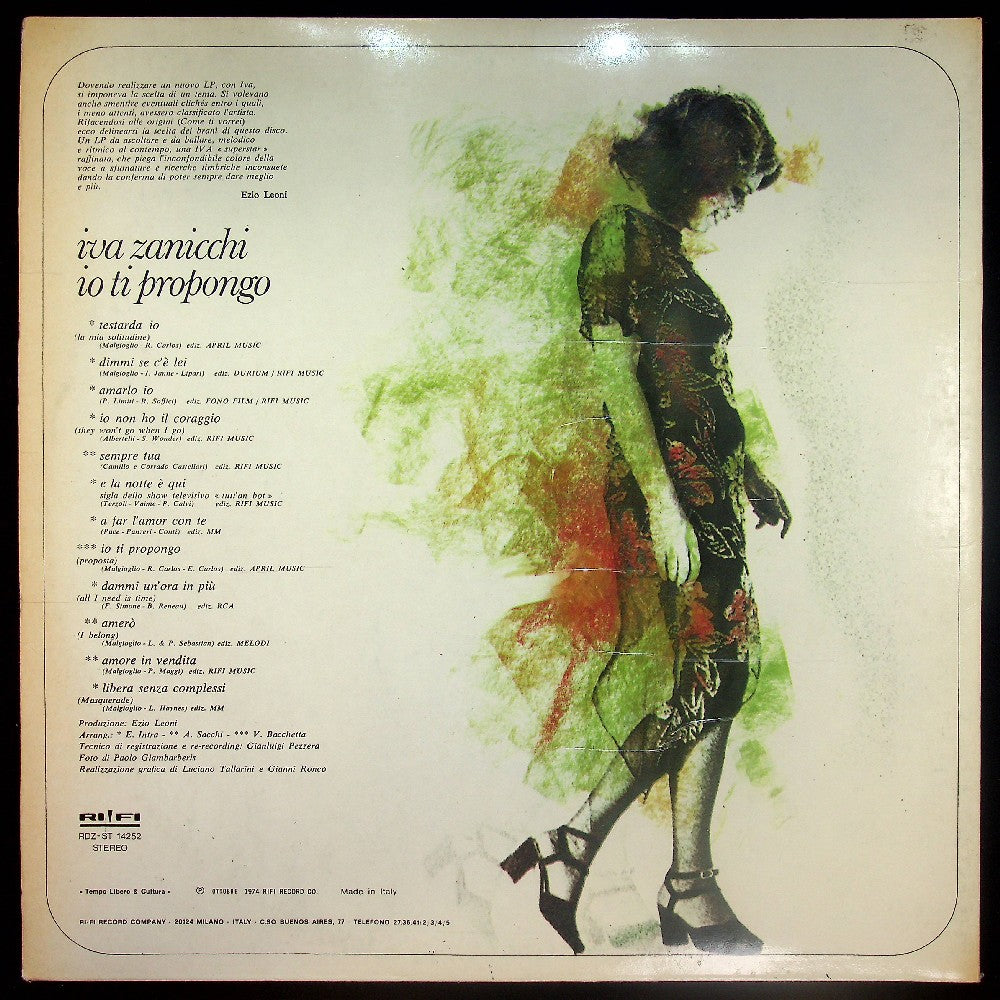 EBOND Iva Zanicchi - Io Ti Propongo Vinile V022142
