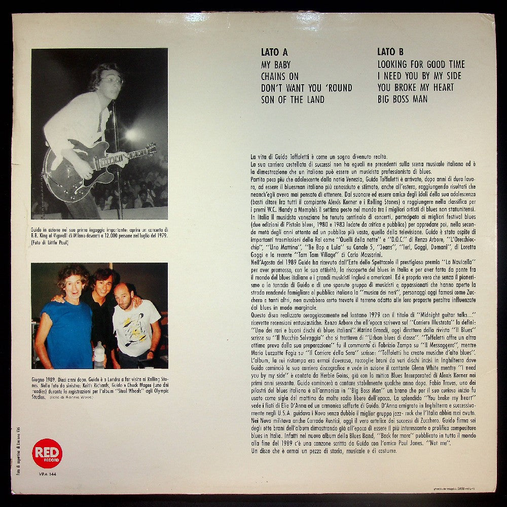 EBOND Guido Toffoletti's Blues Society - EARLY TIMES Vinile V023004
