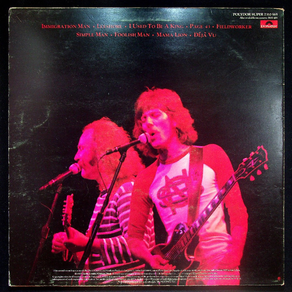 EBOND Crosby-Nash - Live Vinile V023018