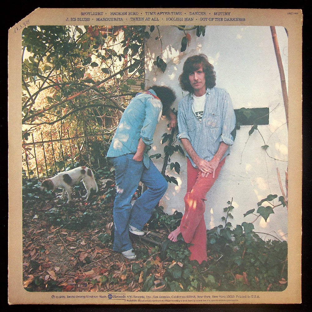 EBOND Crosby - Nash - Whistling Down The Wire Vinile V023019