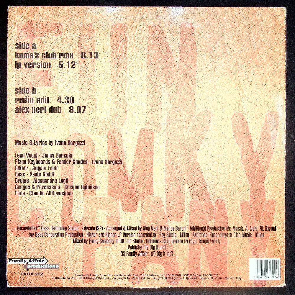 EBOND Funky Company - Higher And Higher Vinile V023032