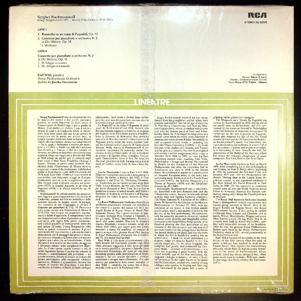 EBOND Rachmaninov - The Four Piano Concertos & Rhapsody On A Theme Of Paganini Vinile V023071