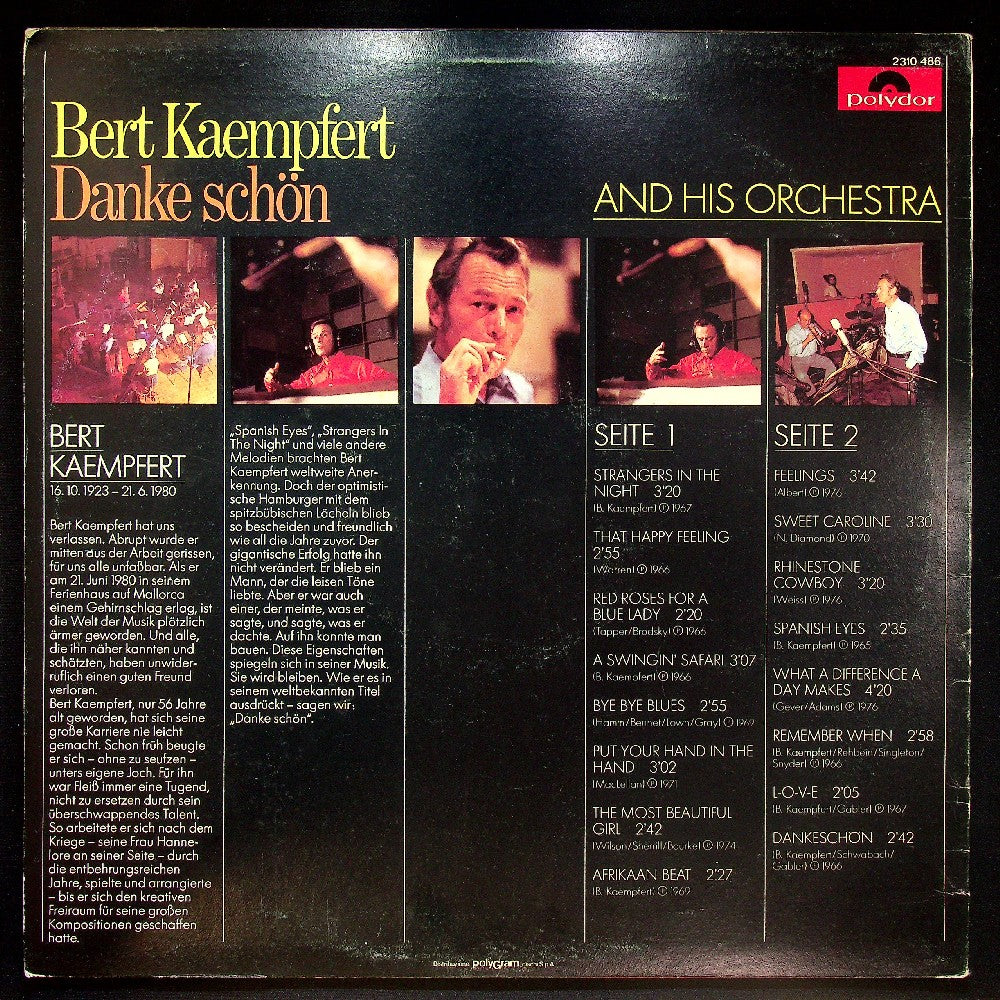 EBOND Bert Kaempfert & His Orchestra - Danke Schon Vinile V024003