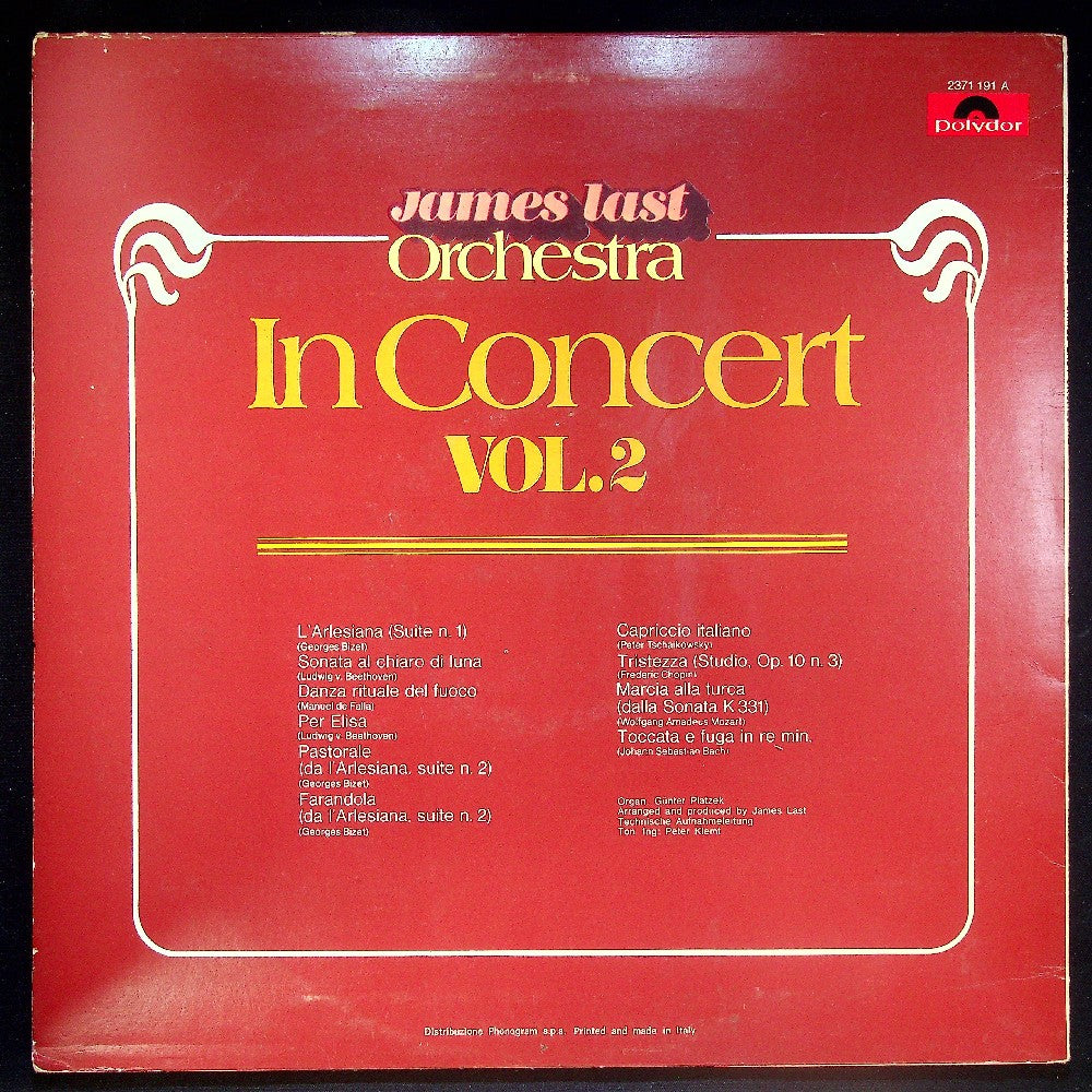 EBOND James Last Orchestra - In Concert Vol. 2 Vinile V024035