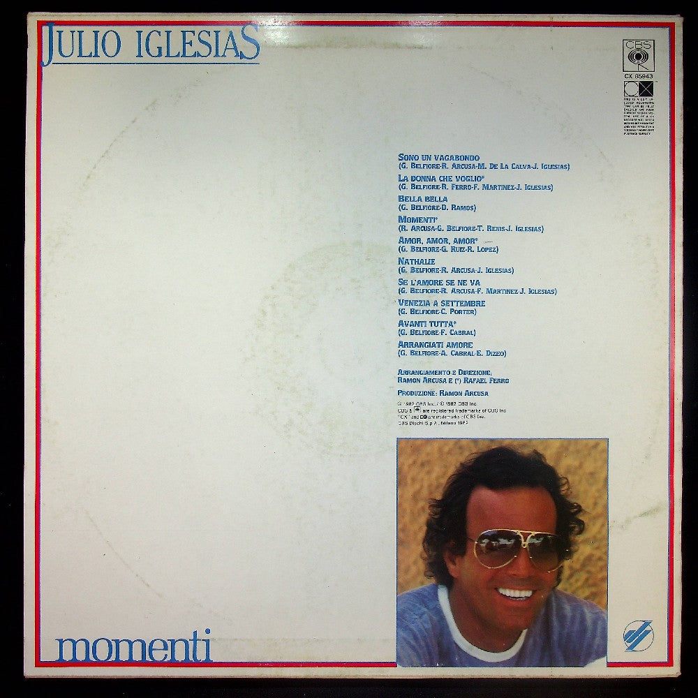 EBOND Julio Iglesias - Momenti Vinile V024108