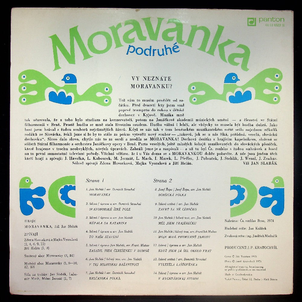 EBOND Moravanka - Moravanka Podruhe Vinile V024129