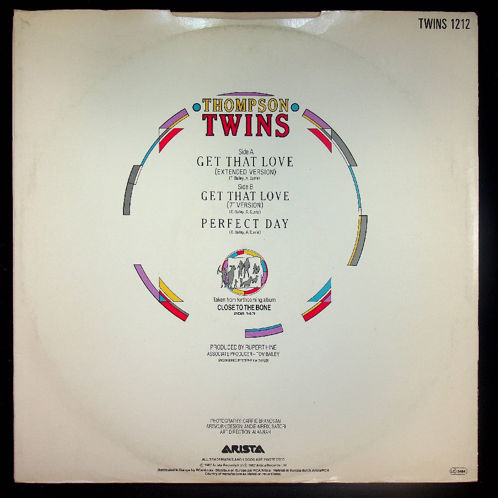 EBOND Thompson Twins - Get That Love Vinile V025015