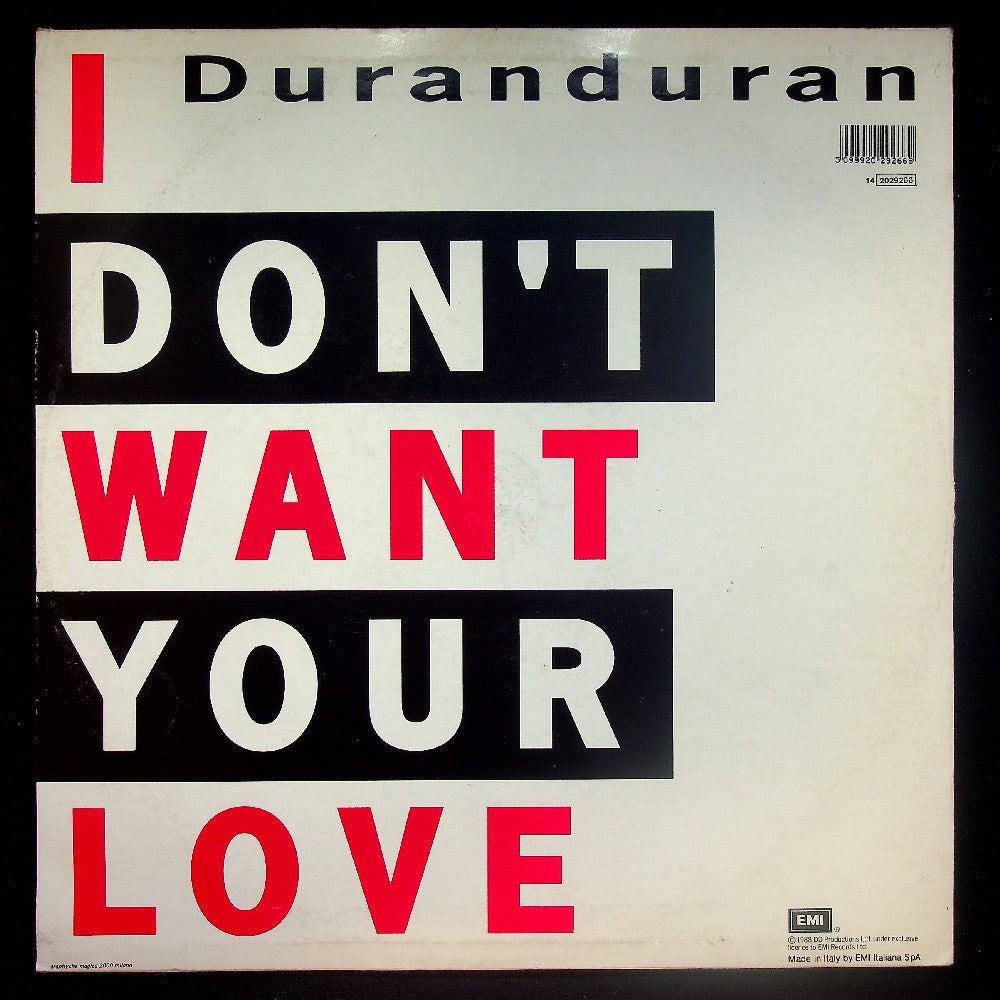 EBOND Duranduran - I Don't Want Your Love Vinile V025062