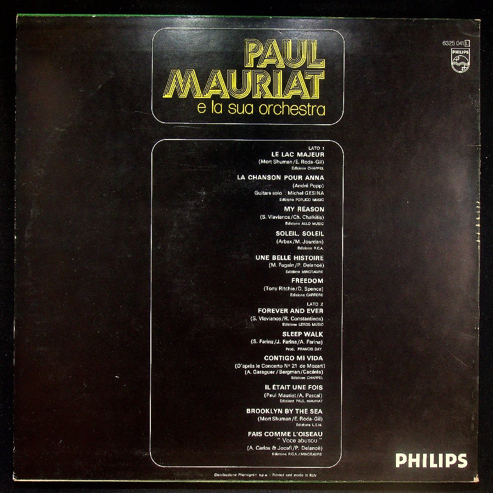 EBOND Paul Mauriat E La Sua Orchestra - Paul Mauriat E La Sua Orchestra Vinile V025139