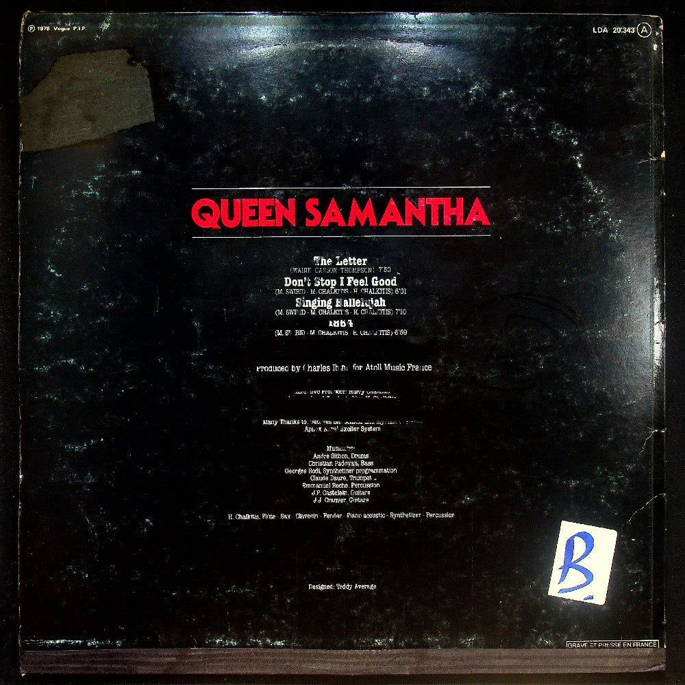 EBOND Queen Samantha - The Letter Vinile V026019