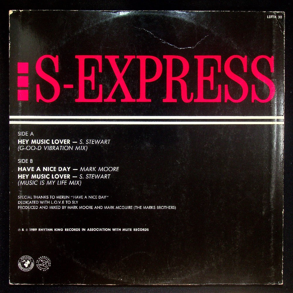 EBOND S'Express - Hey Music Lover Vinile V026056