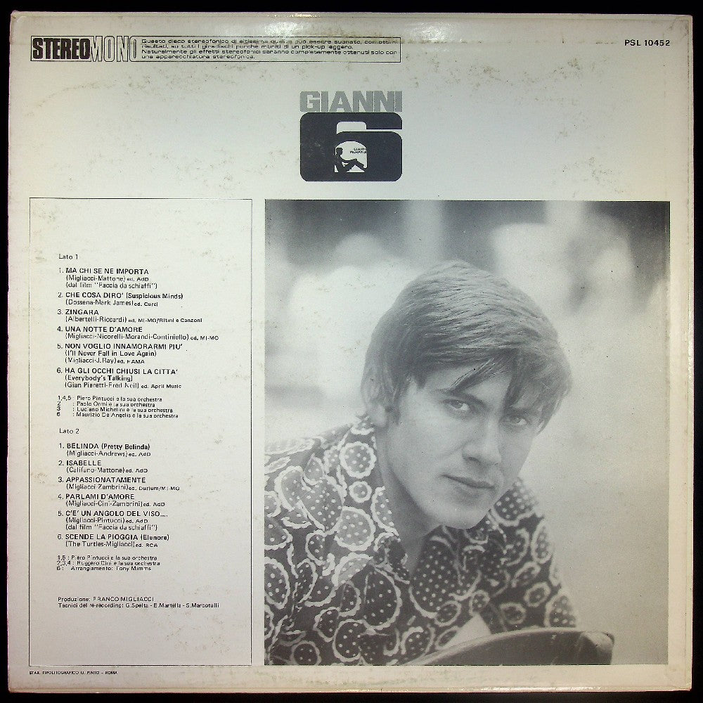 EBOND Gianni Morandi - Gianni 6 Vinile V026090