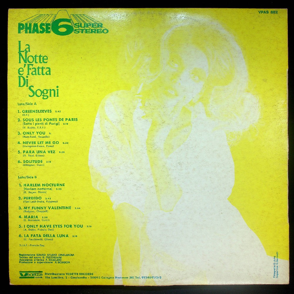 EBOND Pete Pearl - La Notte E' Fatta Di Sogni (Night Is Made For Dreaming) Vinile V026091
